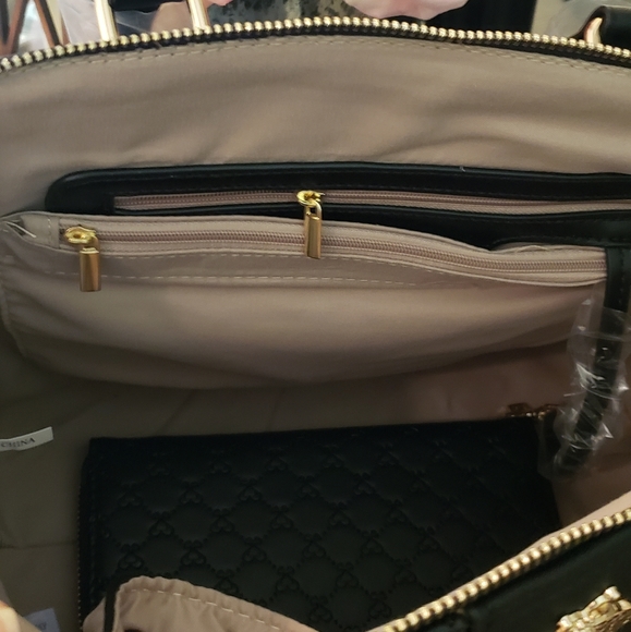 Quilted Bee Striped Backpack and Wallet Set - Picture 9 of 12